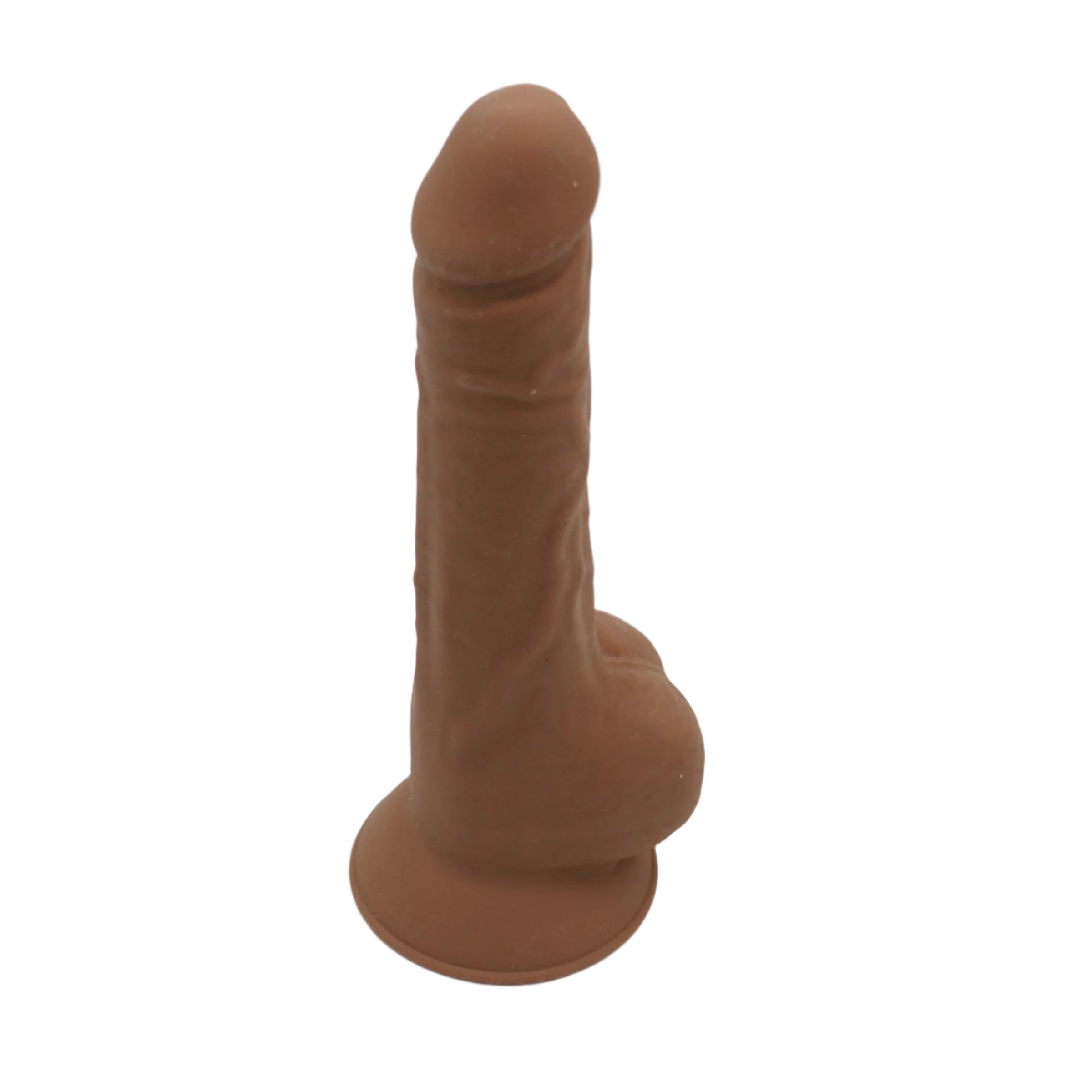 POC #2-Dual Density Realistic 7 inch Dildo-Dark Caramel - Our Erotic Journey