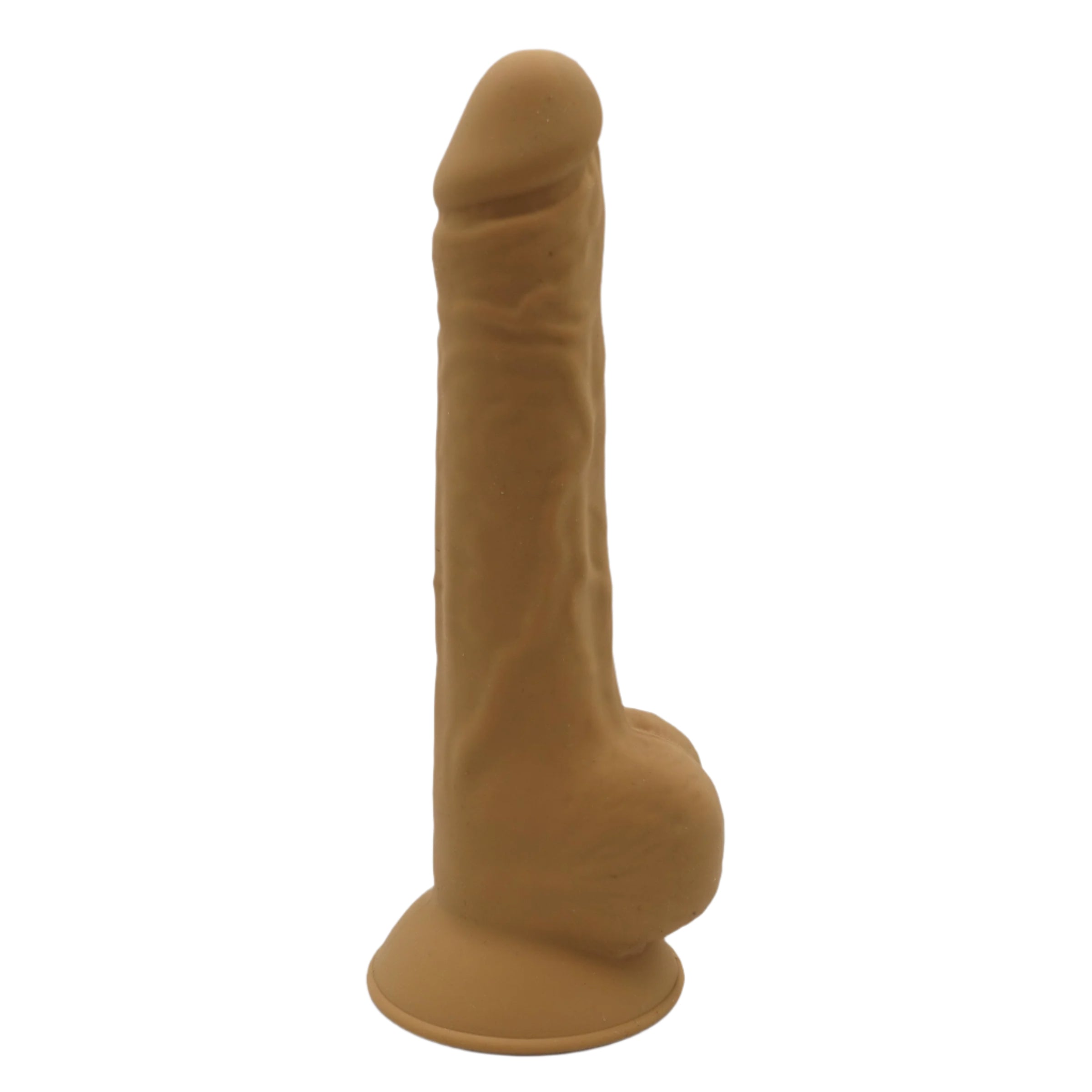 POC #1-Dual Density Realistic 7 inch Dildo-Light Caramel - Our Erotic Journey