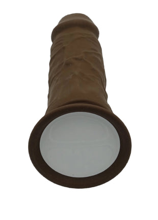 POC #5-Dual Density Realistic 8.5 inch Dildo-Brown - Our Erotic Journey