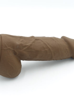 POC #5-Dual Density Realistic 8.5 inch Dildo-Brown - Our Erotic Journey