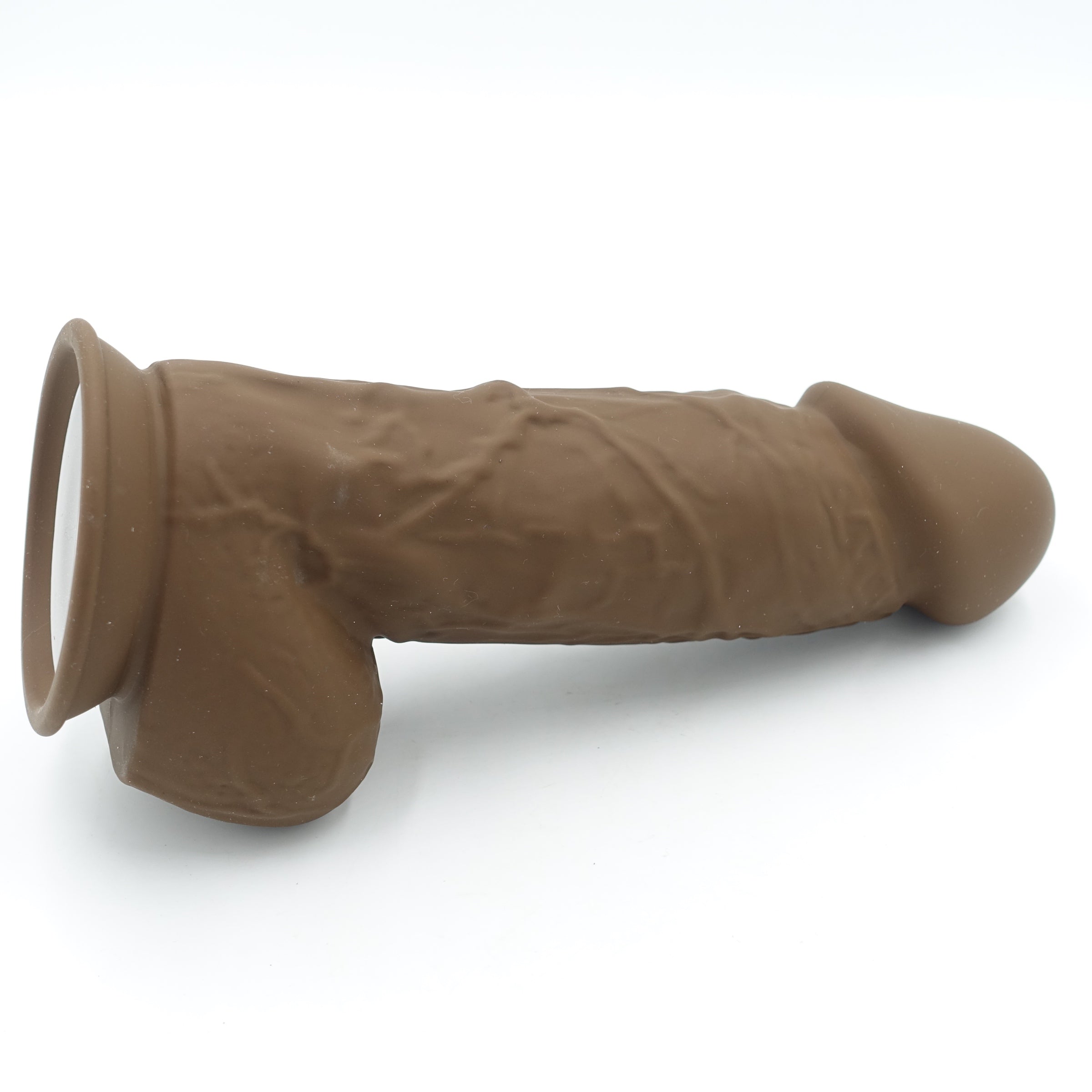 POC #5-Dual Density Realistic 8.5 inch Dildo-Brown - Our Erotic Journey