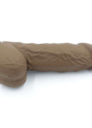 POC #5-Dual Density Realistic 8.5 inch Dildo-Brown - Our Erotic Journey