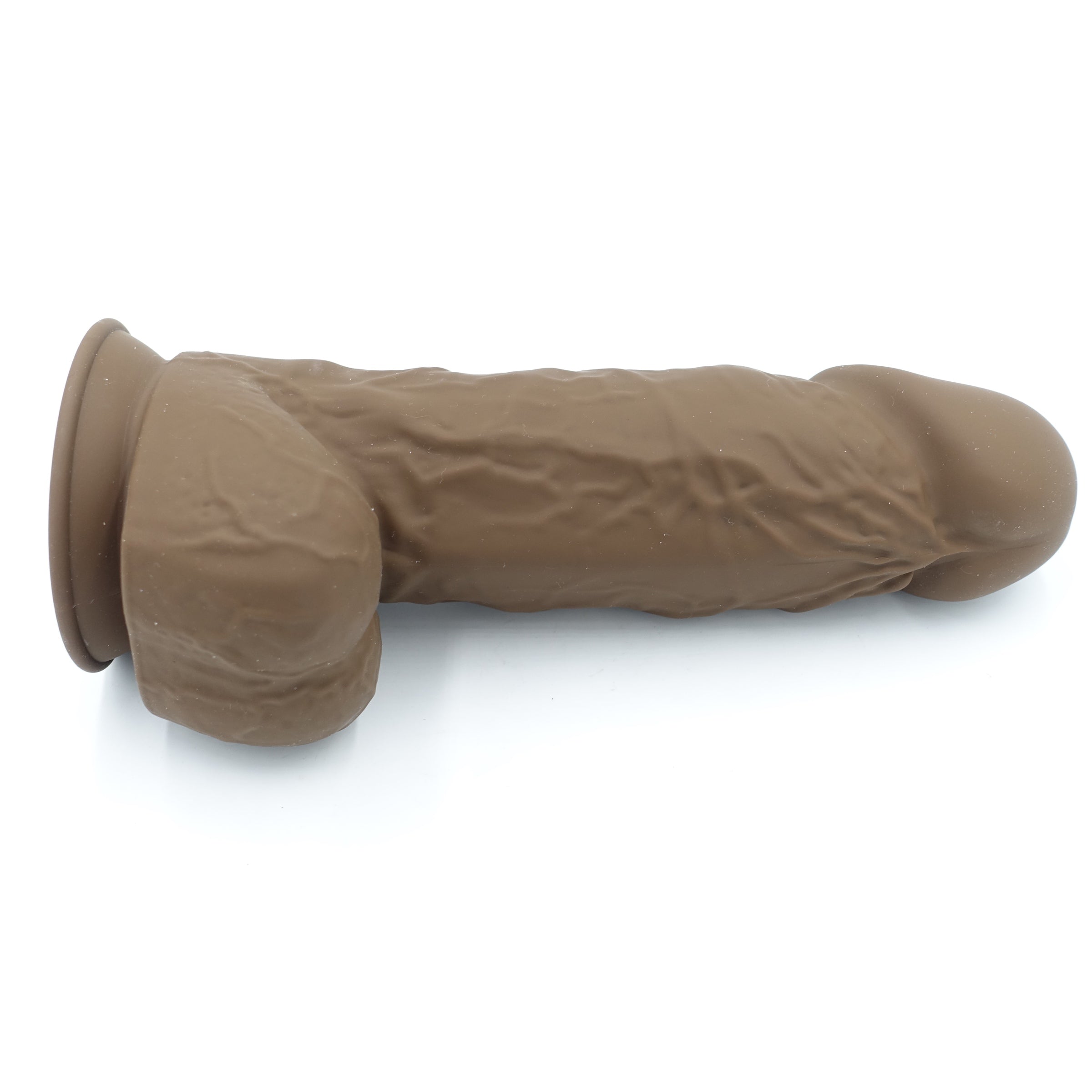 POC #5-Dual Density Realistic 8.5 inch Dildo-Brown - Our Erotic Journey