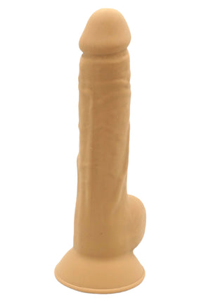 Power of Cock #1-Dual Density Realistic 7 inch Dildo-Light Caramel