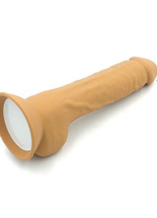 Power of Cock #1-Dual Density Realistic 7 inch Dildo-Light Caramel