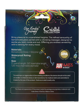 Royal Touch Glass G-Spot Vibrator Valentines