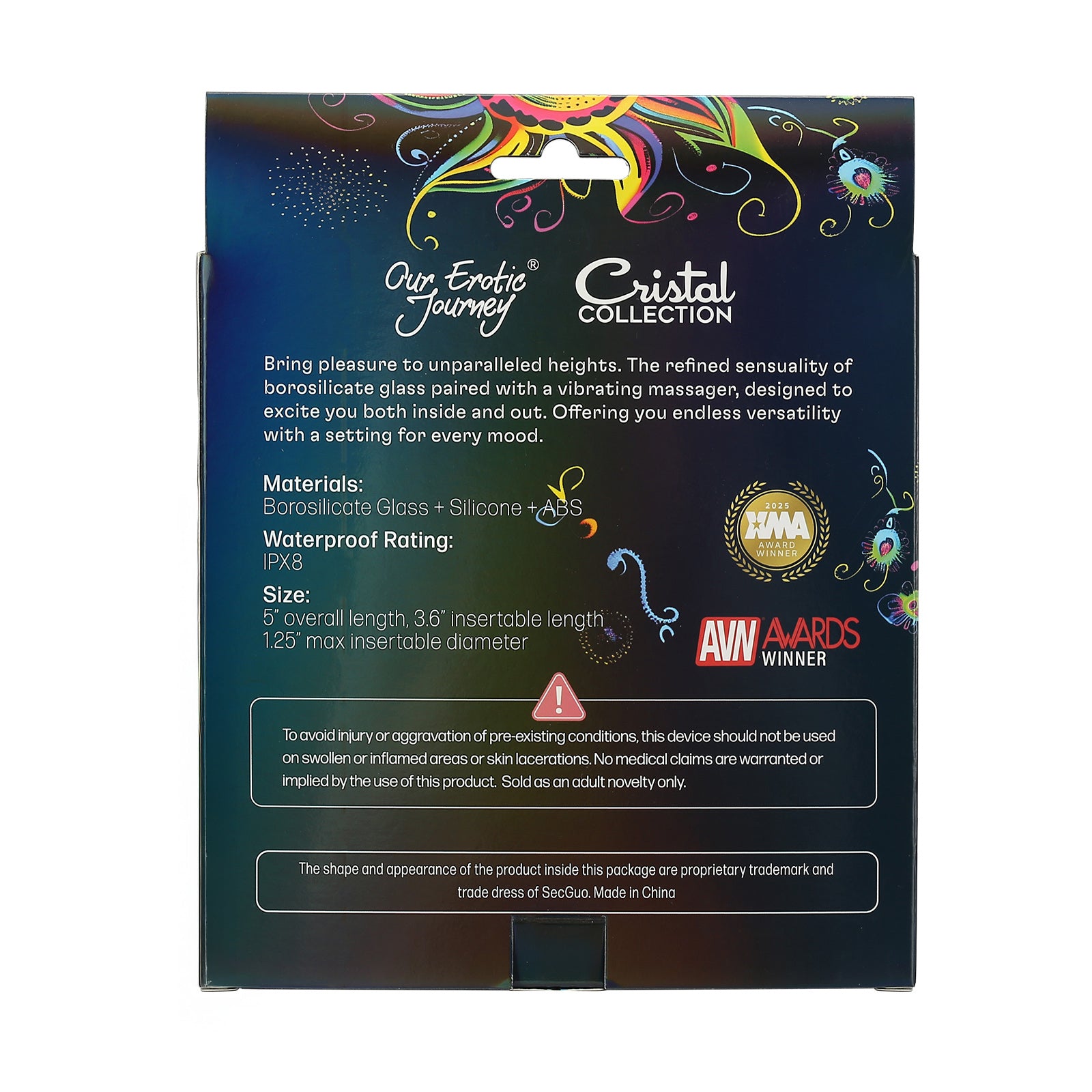 Royal Touch Glass G-Spot Vibrator
