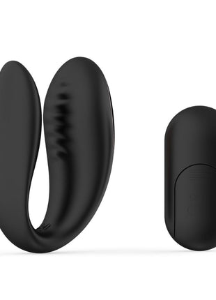 Sec Duo Rechargeable Black Silicone Couples Vibe Sublime Back