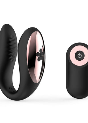 Sec Duo Rechargeable Black Silicone Couples Vibe Sublime Front