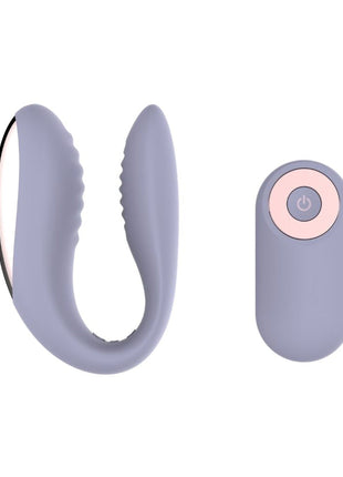 Sec Duo Rechargeable Lilac Purple Silicone Couples Vibe Sublime Front
