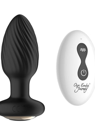 The Spin Rotating Anal Plug with Remote Control - Our Erotic Journey