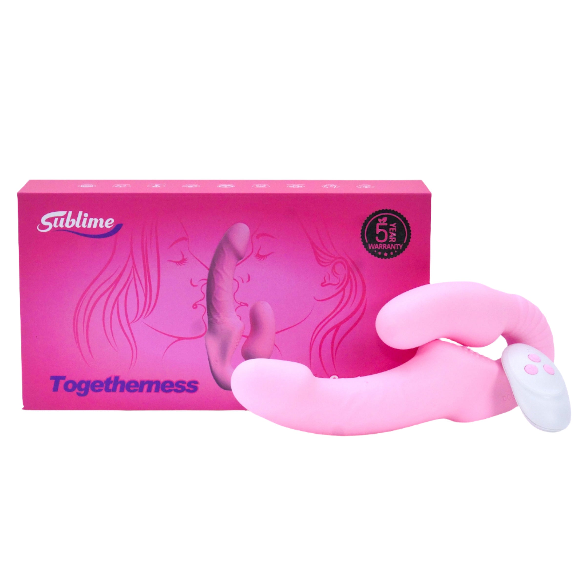 Togetherness Silicone Strapless Strap-on with Remote Control - Our Erotic Journey