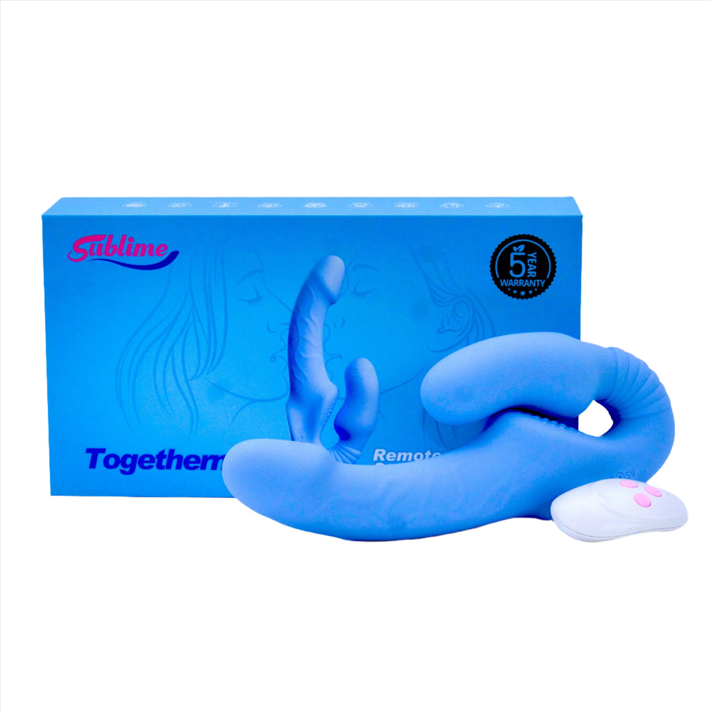Togetherness Silicone Strapless Strap-on with Remote Control - Our Erotic Journey