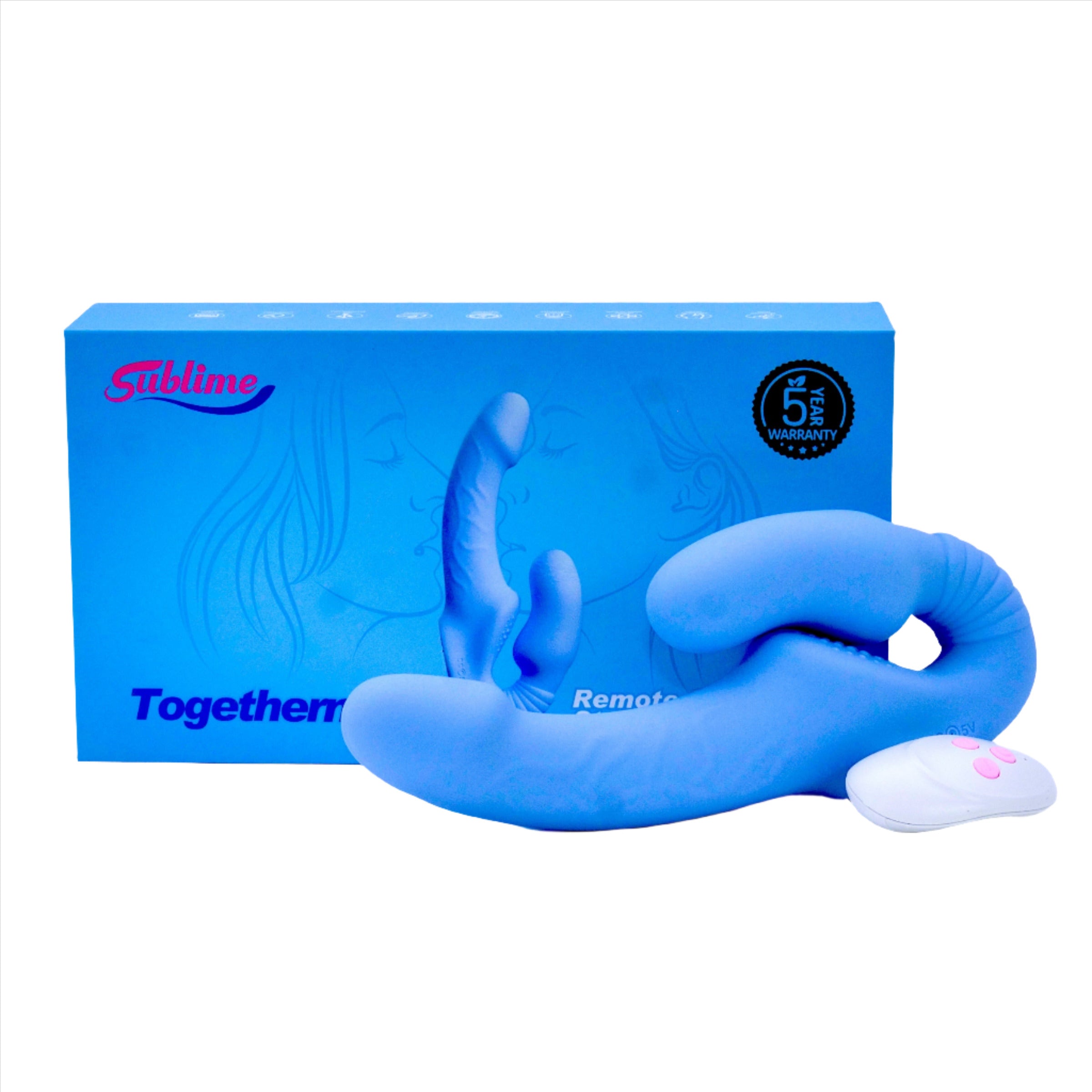 Togetherness Silicone Strapless Strap-on with Remote Control - Our Erotic Journey