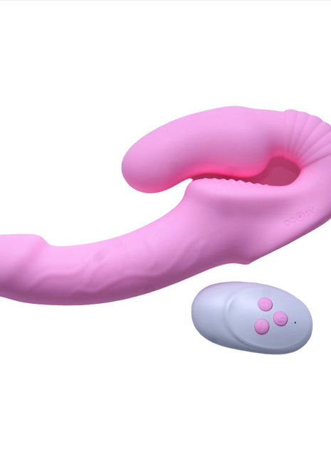 Togetherness Silicone Strapless Strap-on with Remote Control