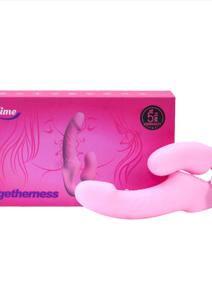 Togetherness Silicone Strapless Strap-on with Remote Control