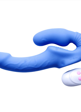 Togetherness Silicone Strapless Strap-on with Remote Control