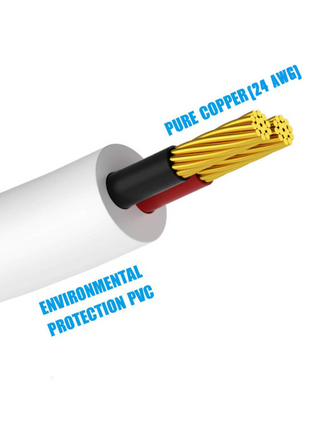 USB Charging Cable for Massager 2.5mm Fast Charging Replacement Charger Cord