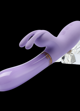 Heavenly Tickler Glass Rabbit Vibrator Valentines