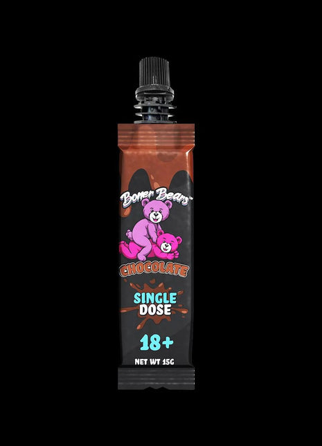 Boner Bears Edible Chocolate Liquid Pouch for Male Enhancement-15G - Our Erotic Journey