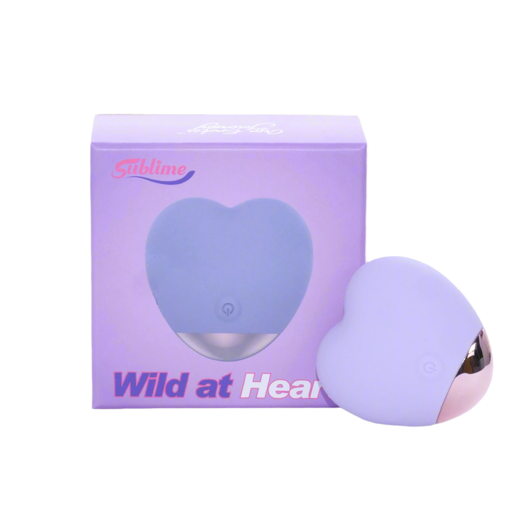 Wild at Heart Silicone External Heart Shaped Clitoral Vibrator