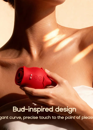 Couples Bogo Bundle - Rose Vibrator & Duo Function Cock Ring Massager