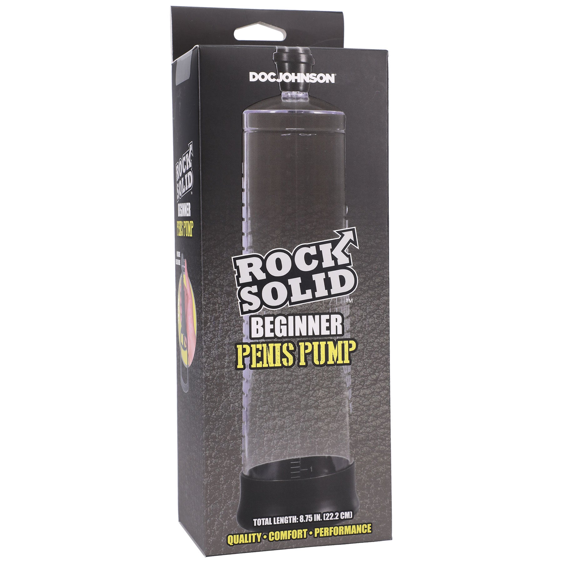Rock Solid - Beginner Penis Pump - Black/clear